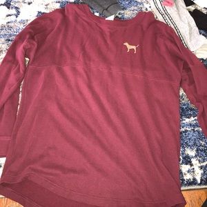 PINK sequin crewneck